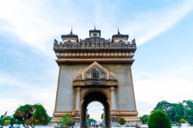 Patuxay anıt Vientiane, Laos.