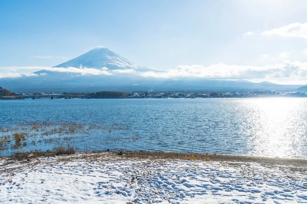 Dağ Fuji San Kawaguchiko Gölü.