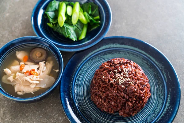 tavuk ve ot çorbası, Çince lahana berry pirinç