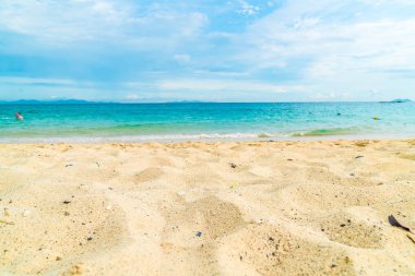 güzel tropikal plaj ve deniz manzara