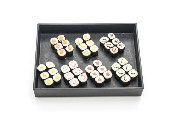 Mieszane sushi maki - styl Japoński żywności — Zdjęcie stockowe