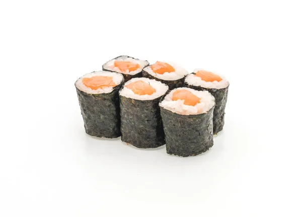 Salmon maki sushi- japanese food style — Stock Photo, Image