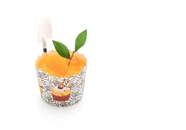 Orange cup cake — Stock Photo, Image