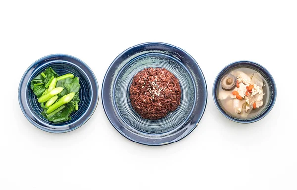 tavuk ve ot çorbası, Çince lahana berry pirinç