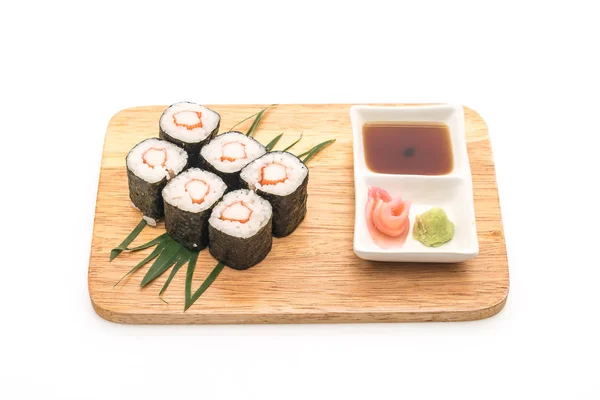 蟹棒寿司寿司日本食物风格 — 图库照片