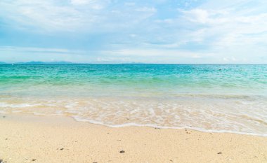 güzel tropikal plaj ve deniz manzara