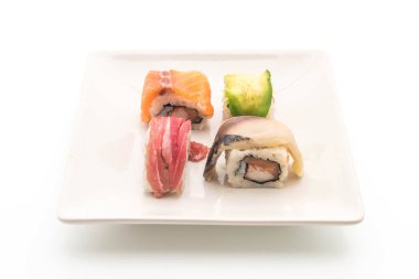 karışık suşi roll - Japon gıda tarzı