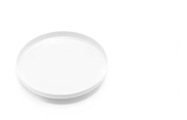 White plate on white — Stock Photo, Image