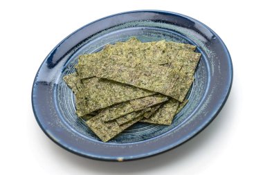 beyaz üzerine kurutulmuş yosun