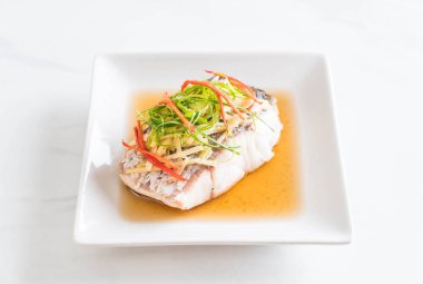 soya sosu Snapper balık buğulama