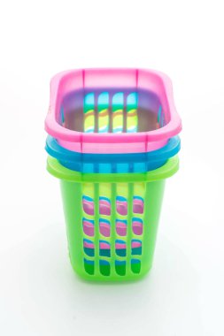 renkli plastik sepet 