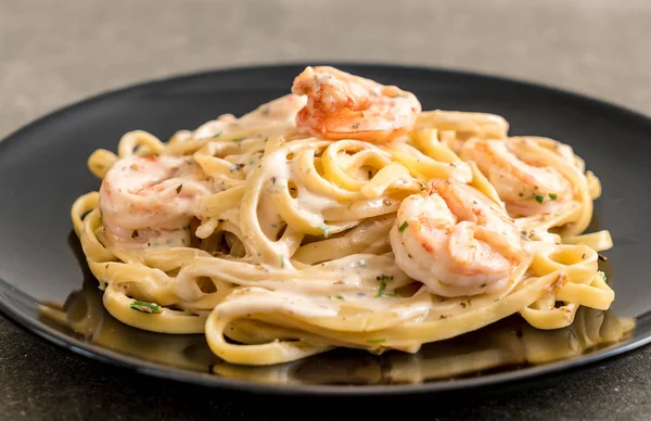 karides ile Fettuccini makarna