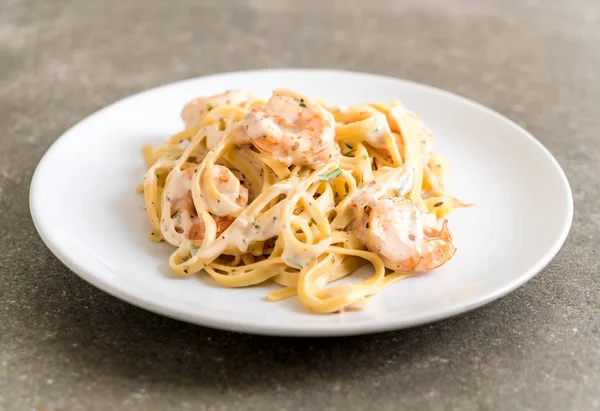 karides ile Fettuccini makarna