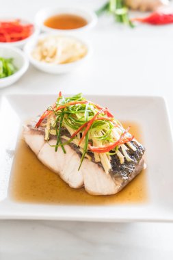 soya sosu Snapper balık buğulama