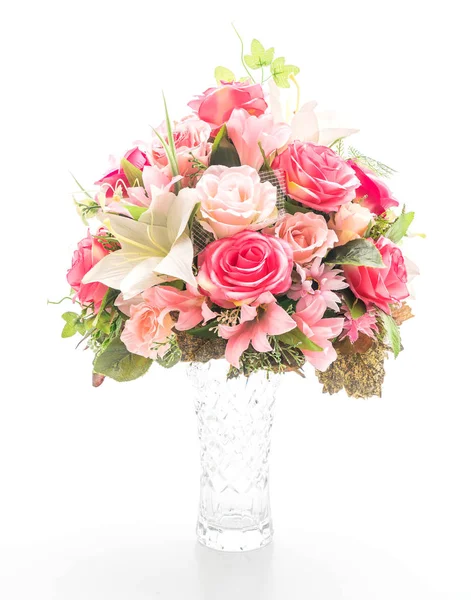 Flower bouquet in vase Royalty Free Stock Images