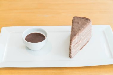 çikolatalı krep pasta