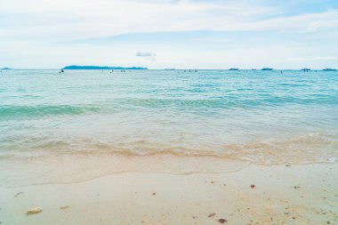 güzel tropikal plaj ve deniz manzara