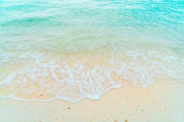 güzel tropikal plaj ve deniz manzara