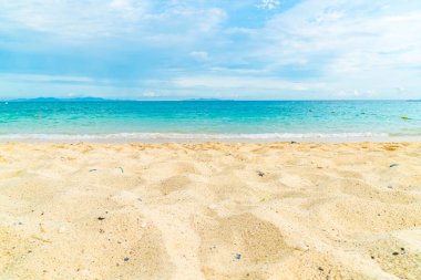 güzel tropikal plaj ve deniz manzara