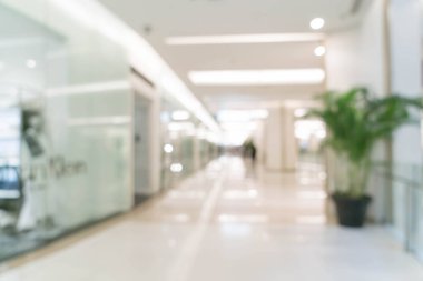 Lüks alışveriş merkezinde soyut bulanıklık