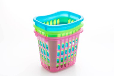 renkli plastik sepet 