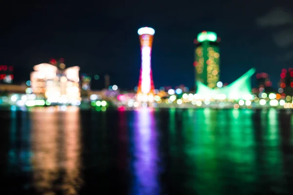 Abstract blur Port of Kobe Tower at Hyogo in Japan — Stock Photo, Image