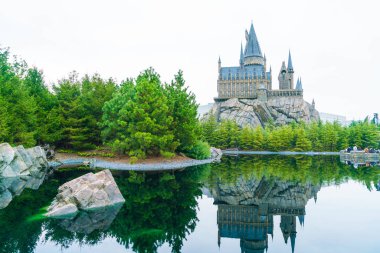 Osaka, Japonya - 21 Kasım 2016: Harry Potter ve büyücü dünya