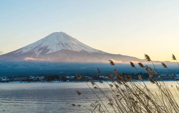 Dağ Fuji San Kawaguchiko Gölü.