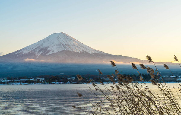 Mountain Fuji San at  Kawaguchiko Lake.