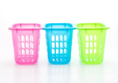 renkli plastik sepet 