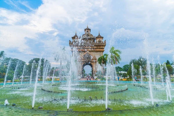 Patuxay anıt Vientiane, Laos.