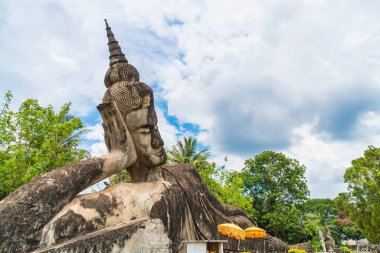 Vientiane Park'ta Buda güzel mimari