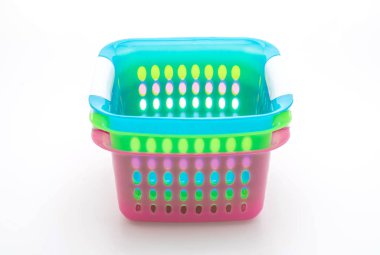 renkli plastik sepet 