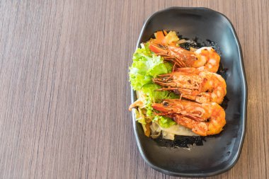 kızarmış karides veya karides 