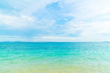 güzel tropikal plaj ve deniz manzara