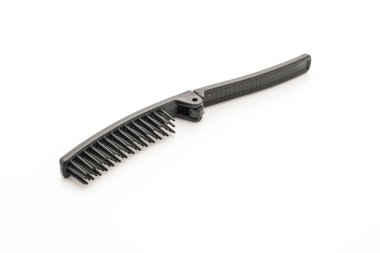 beyaz izole saç için tarak 