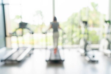 spor salonu ve fitness için arka plan bulanıklık