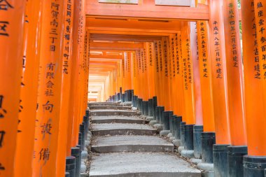 Kırmızı yakın gates geçit fushimi Inari taisha tapınak KY