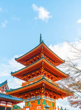 Kiyomizu-dera Tapınağı güzel mimari Kyoto,.