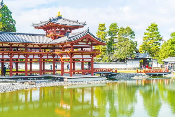 Красива архітектура Byodo в храмі в Кіото. — стокове фото