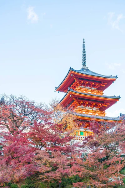 Bela Arquitetura no Templo Kiyomizu-dera Kyoto ,. — Fotografia de Stock