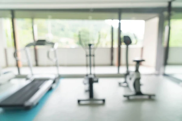 Resumen desenfoque gimnasio sala de gimnasio fondo interior — Foto de Stock