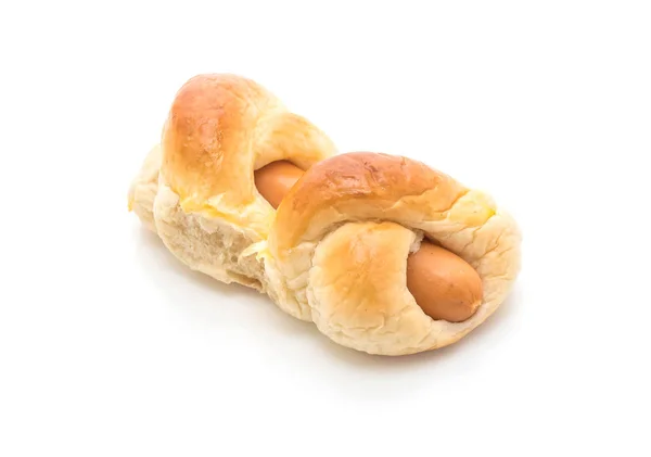 Pan rollo de salchicha — Foto de Stock