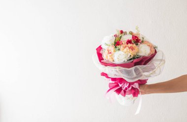 Güzel bir buket çiçek