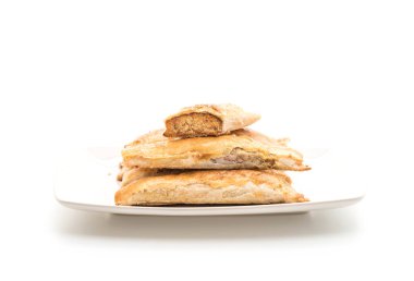 turta kurutulmuş rendelenmiş domuz ile sopa