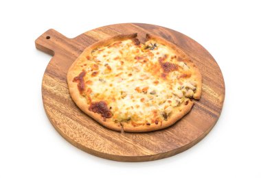 Kremalı mantarlı pizza