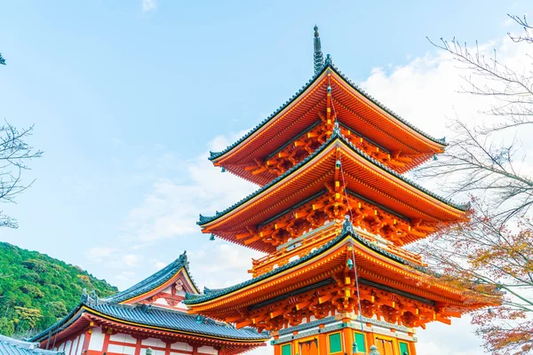 Kiyomizu-dera Tapınağı güzel mimari Kyoto,.