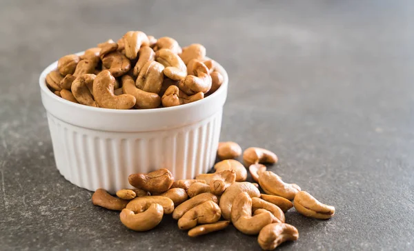 Geröstete Cashewnüsse lizenzfreie Stockbilder