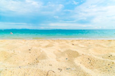 güzel tropikal plaj ve deniz manzara