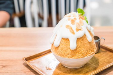 süt çay buz tıraş (bingsu) 